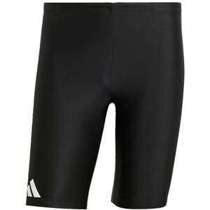 adidas Hombre Solid Swim Jammers, Black/White, 40 adidas Hombre Solid Swim Jammers, Black/White, 40