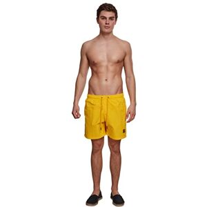 Urban Classics Blok zwembroek voor heren, Chroom Geel, XXL Urban Classics Blok zwembroek voor heren, Chroom Geel, XXL