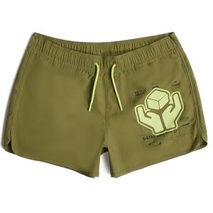 G-STAR Carnic Graphic zwemshort voor heren, groen (Mayfly D26206-a505-g985), S G-STAR Carnic Graphic zwemshort voor heren, groen (Mayfly D26206-a505-g985), S