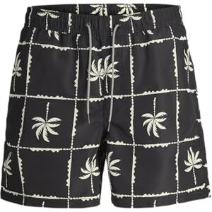JACK&JONES PLUS JPSTFIJI JJSWIM Ocean SS24 LY PLS, zwart, 42 JACK&JONES PLUS JPSTFIJI JJSWIM Ocean SS24 LY PLS, zwart, 42