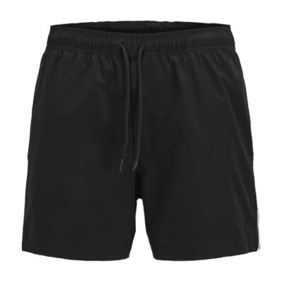 JACK & JONES Heren Jpstmaui Jjswim Tape AKM, zwart, L JACK & JONES Heren Jpstmaui Jjswim Tape AKM, zwart, L
