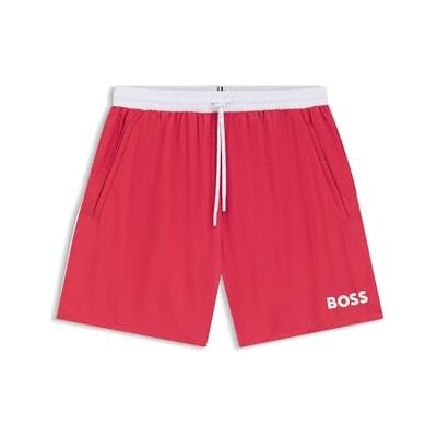 Boss Heren Starfish 10259586 01 Zwemshort, Dark Red 609, L Boss Heren Starfish 10259586 01 Zwemshort, Dark Red 609, L