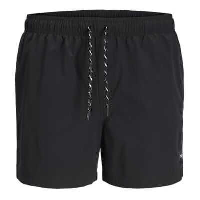 JACK & JONES Zwembroek voor heren, JPSTMAUI, JJSWIM, SOLID, S, M, L, XL, XXL, zwart, L JACK & JONES Zwembroek voor heren, JPSTMAUI, JJSWIM, SOLID, S, M, L, XL, XXL, zwart, L
