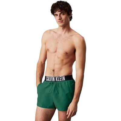 Calvin Heren Korte WB LV00N61094 Boardshorts, Groen (Wild Green), XXL, Groen (Wild Groen), XXL Calvin Heren Korte WB LV00N61094 Boardshorts, Groen (Wild Green), XXL, Groen (Wild Groen), XXL
