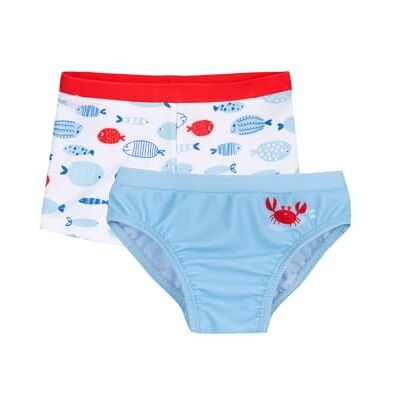 Chicco Set 2 Pz.costume Slip+costume Boxer baby-jongens Zwembroek Chicco Set 2 Pz.costume Slip+costume Boxer baby-jongens Zwembroek