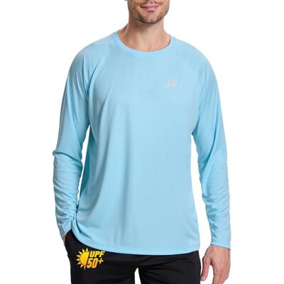 MEETWEE Rash Guard Rash Vest voor heren UV-beschermende T-shirttops met lange mouwen/korte mouwen UPF 50 Sneldrogend voor zwemmen surfen watersporten MEETWEE Rash Guard Rash Vest voor heren UV-beschermende T-shirttops met lange mouwen/korte mouwen UPF 50 Sneldrogend voor zwemmen surfen watersporten
