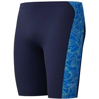 Speedo HyperBoom Panel Jammer Heren Navy/Lagoon Blauw, 38 Speedo HyperBoom Panel Jammer Heren Navy/Lagoon Blauw, 38