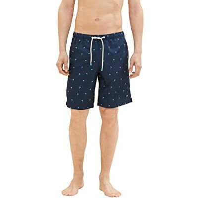 TOM TAILOR zwemshorts Uomini 1035051,31481 morning pink palm design,S TOM TAILOR zwemshorts Uomini 1035051,31481 morning pink palm design,S