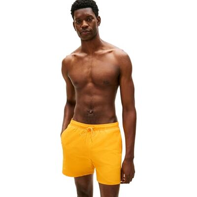 Tommy Hilfiger Heren Medium Trekkoord Um0Um03477 Zwembroek, Geel (Sunshower), M Tommy Hilfiger Heren Medium Trekkoord Um0Um03477 Zwembroek, Geel (Sunshower), M