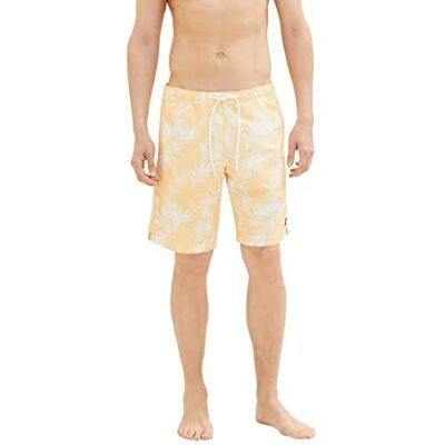TOM TAILOR zwemshorts Uomini 1035051,31478 corn yellow leaf design,XXL TOM TAILOR zwemshorts Uomini 1035051,31478 corn yellow leaf design,XXL