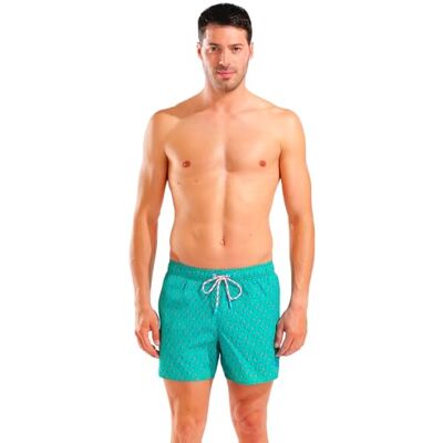 ARENA Men's Water Prints Beach Shorts ARENA Men's Water Prints Beach Shorts