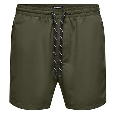Only & Sons Onsted Life Short Swim Noos heren zwemshorts Only & Sons Onsted Life Short Swim Noos heren zwemshorts