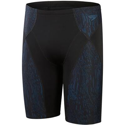 Speedo Heren End+ Max Compressie Jammer Atletische pasvorm Performance Fabric, Zwart/Donker Teal, 26 Speedo Heren End+ Max Compressie Jammer Atletische pasvorm Performance Fabric, Zwart/Donker Teal, 26