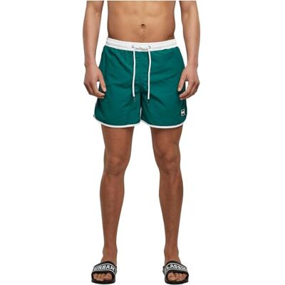 Urban Classics Retro Swimshorts Zwembroek actraciet Basics, Street wear Urban Classics Retro Swimshorts Zwembroek actraciet Basics, Street wear