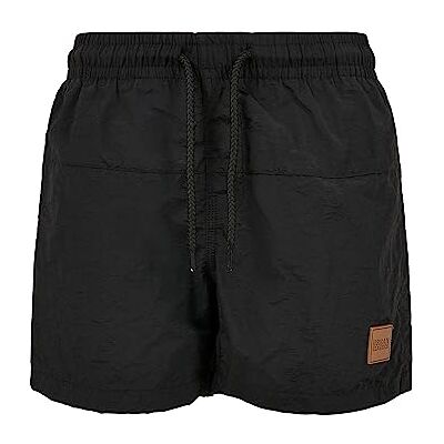 Urban Classics Heren Boys Block Swim Shorts Zwembroek, zwart, XL Urban Classics Heren Boys Block Swim Shorts Zwembroek, zwart, XL