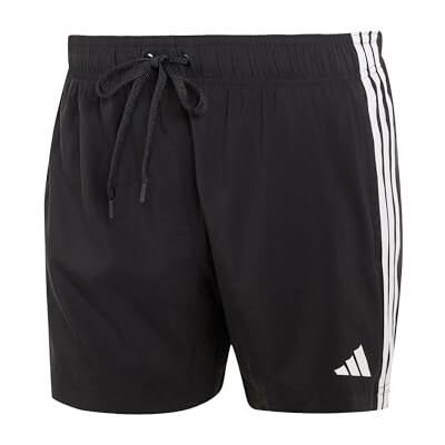 adidas heren 3 Stripes Swim 5 Inch Swimwear, BLACK/WHITE, M adidas heren 3 Stripes Swim 5 Inch Swimwear, BLACK/WHITE, M