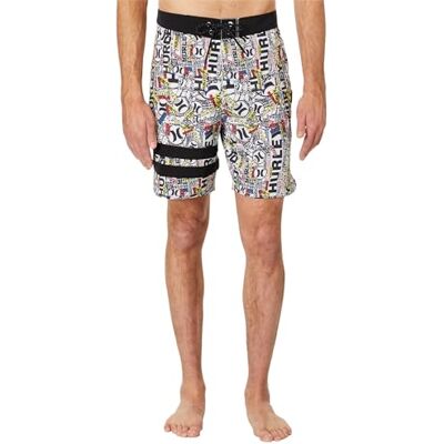 Hurley Phantom Eco 25th S1 Block Party 18" Boardshorts heren Surfbroek Hurley Phantom Eco 25th S1 Block Party 18" Boardshorts heren Surfbroek