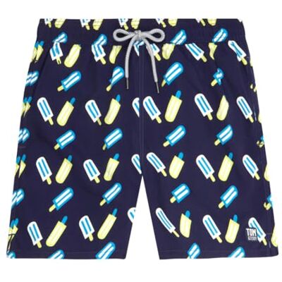 Tom & Teddy Zwemshort Blue & Lime Ice Lollie in maat XL voor volwassenen hoogwaardige badmode geïnspireerd op de Australische strandlifestyle voor vader en zoon, blauw, XL Tom & Teddy Zwemshort Blue & Lime Ice Lollie in maat XL voor volwassenen hoogwaardige badmode geïnspireerd op de Australische strandlifestyle voor vader en zoon, blauw, XL