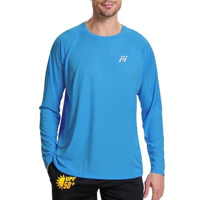 MEETWEE Rash Guard Rash Vest voor heren UV-beschermende T-shirttops met lange mouwen/korte mouwen UPF 50 Sneldrogend voor zwemmen surfen watersporten MEETWEE Rash Guard Rash Vest voor heren UV-beschermende T-shirttops met lange mouwen/korte mouwen UPF 50 Sneldrogend voor zwemmen surfen watersporten