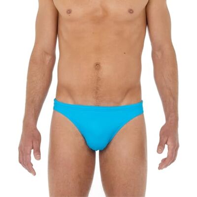 HOM WUKX Heren Slip De Bain Micro Sea Life zwembroek, turquoise, M HOM WUKX Heren Slip De Bain Micro Sea Life zwembroek, turquoise, M