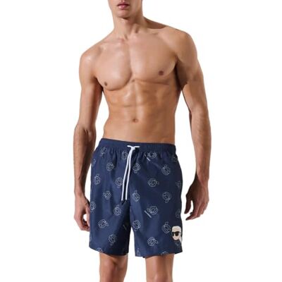 KARL LAGERFELD Ikon Aop Med Boardshorts heren IKON AOP MEDIUM BOARDSHORTS, IKON KARLS HEAD ALL OVER PRINTMOOD INDIGO KARL LAGERFELD Ikon Aop Med Boardshorts heren IKON AOP MEDIUM BOARDSHORTS, IKON KARLS HEAD ALL OVER PRINTMOOD INDIGO