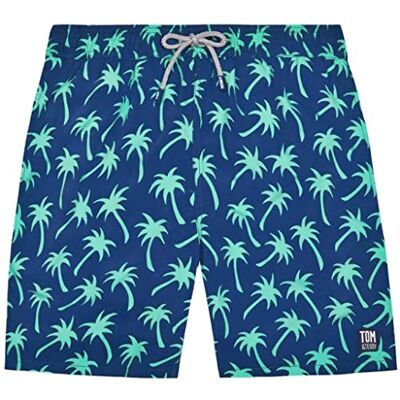 Tom & Teddy Zwemshorts Fresh Green & Blue Starfish in maat M voor volwassenen hoogwaardige badmode geïnspireerd op de Australische strandlifestyle voor vader en zoon, groen, M Tom & Teddy Zwemshorts Fresh Green & Blue Starfish in maat M voor volwassenen hoogwaardige badmode geïnspireerd op de Australische strandlifestyle voor vader en zoon, groen, M