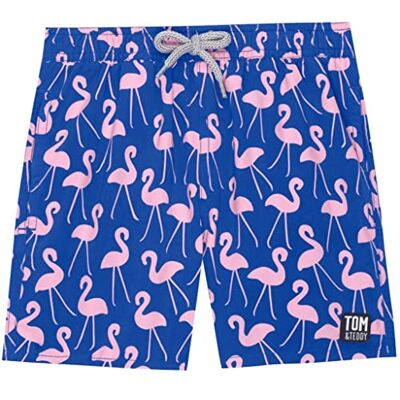 Tom & Teddy Zwemshorts Rose Flamingo's: hoogwaardige badmode geïnspireerd op de Australische strandlifestyle voor vader en zoon, roze, 5-6 Jaar Tom & Teddy Zwemshorts Rose Flamingo's: hoogwaardige badmode geïnspireerd op de Australische strandlifestyle voor vader en zoon, roze, 5-6 Jaar