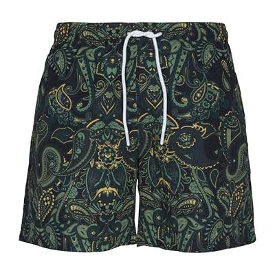 Urban Classics Heren zwembroek Paisley zwemshorts voor mannen met paisley print, maten S XXL, paisley, M Urban Classics Heren zwembroek Paisley zwemshorts voor mannen met paisley print, maten S XXL, paisley, M