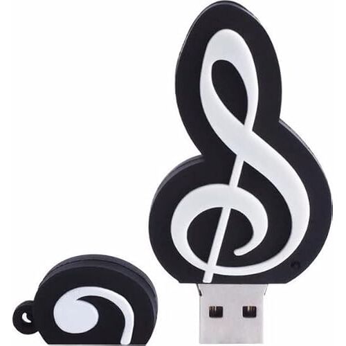 Allesmakkelijk.nl Bladmuziek muzieksleutel usb stick 64gb