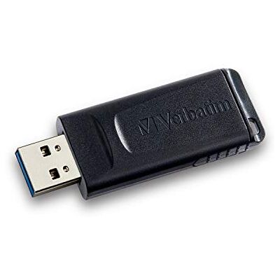 Verbatim 201947 Slider USB-station 64 GB, USB-stick voor USB 2.0 met intrekbaar schuifmechanisme voor gemakkelijke gegevensoverdracht, zwart Verbatim 201947 Slider USB-station 64 GB, USB-stick voor USB 2.0 met intrekbaar schuifmechanisme voor gemakkelijke gegevensoverdracht, zwart