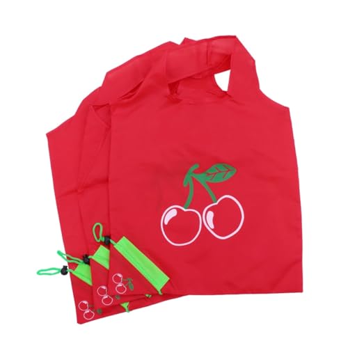 PRETYZOOM 5 Stuks Wasbare Boodschappentassen Wasbare Boodschappentassen Herbruikbare Tassen Gift Sack Geschenken Tassen Polyester Boodschappentas Compacte Boodschappentas Opbergtas Tassen