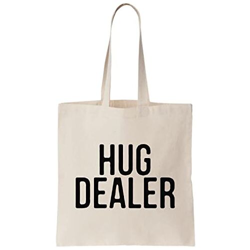 Functon+ Hug Dealer Canvas Tote Bag, Beige