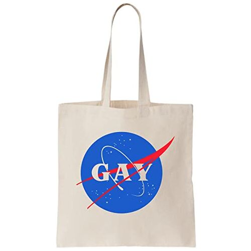 Functon+ Gay Space Administration National Aeronautics LGBT Canvas Tote Bag