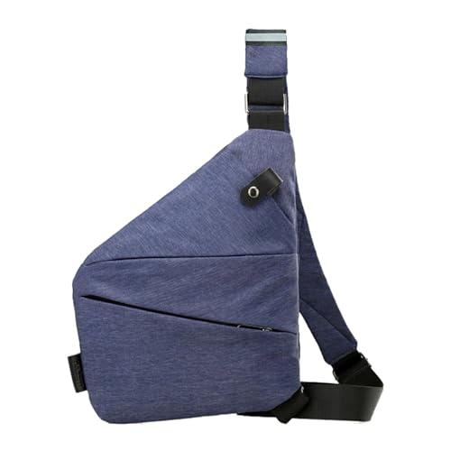 Generic Bruidtassen persoonlijke tas voor reizen persoonlijke tas voor mannen persoonlijke flex-tas sjerptas, rechter schoudertas schouderriem zwart voor tassen, blauw, Eén Maat