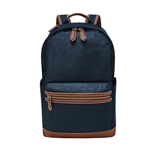 Fossil Heren Buckner Shoulder Bags, Blauw, blauw