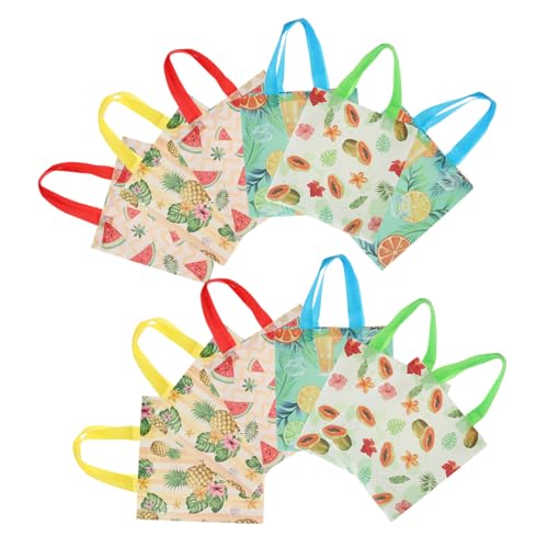 MAGICLULU 12 Stuks Fruit Print Tas Handtassen Opvouwbare Boodschappentassen Boodschappentas Fruit Opbergtas Ui Tas Grote Boodschappentas Doek Boodschappentassen Herbruikbare Boodschappentas