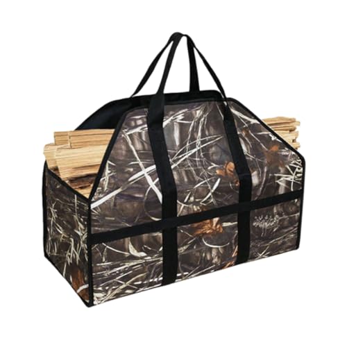 WYFDMNN Brandhout Log Carrier & Tote Bag Extra Groot Duurzaam Beste Voor Open Haarden Houtkachels Brandhout Boomstammen Camping Stranden Landschapsarchitectuur,B