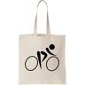 Functon+ Rider Stickman Canvas Tote Bag, Beige