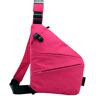 UIFLQXX Persoonlijke tas voor reizen persoonlijke tas voor mannen persoonlijke flex-tas sjerptas schoudertas dames tassen groot, roze (hot pink), Eén Maat