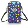 bn Telefoontas voor dames, mobiele telefoontas voor vrouwen, mini cross-body schoudertas, licht, multifunctioneel telefoontasje 17 x 10 cm, blauw