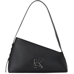 KARL LAGERFELD JEANS , Dames, Geo Schoudertas Leer,Zwart, One size KARL LAGERFELD JEANS , Dames, Geo Schoudertas Leer,Zwart, One size