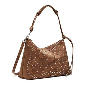 Desigual schoudertas Leiria Yankee Shoulder Bag Camel bruine Desigual schoudertas Leiria Yankee Shoulder Bag Camel bruine