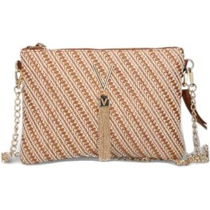 Valentino schoudertas clutch Divina Summer Crossover Bag Cuoio/Multicolor Lichtbruin Valentino schoudertas clutch Divina Summer Crossover Bag Cuoio/Multicolor Lichtbruin