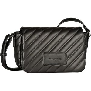 TOM TAILOR Mirela Flap Bag, zwart, zwart, Small TOM TAILOR Mirela Flap Bag, zwart, zwart, Small