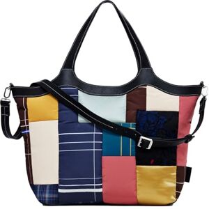 Desigual Damesaccessoires stoffen boodschappentas, materiaal afwerking, Materiaal afwerking. Desigual Damesaccessoires stoffen boodschappentas, materiaal afwerking, Materiaal afwerking.