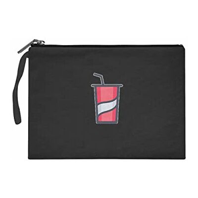 Bonateks Vrouwen TRFCB101605 dames clutches, zwart, zwart Bonateks Vrouwen TRFCB101605 dames clutches, zwart, zwart