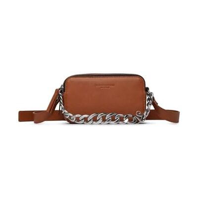 Scotch & Soda Kleine verslaggever tas voor dames, cognac Scotch & Soda Kleine verslaggever tas voor dames, cognac