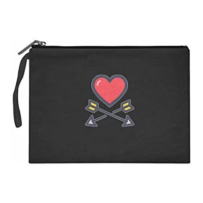 Bonateks Women's TRFCB101262 Clutches voor dames, zwart, zwart Bonateks Women's TRFCB101262 Clutches voor dames, zwart, zwart