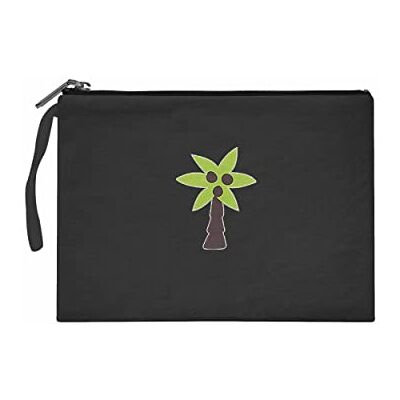Bonateks Vrouwen TRFCB102269 Clutches voor dames, zwart, zwart Bonateks Vrouwen TRFCB102269 Clutches voor dames, zwart, zwart