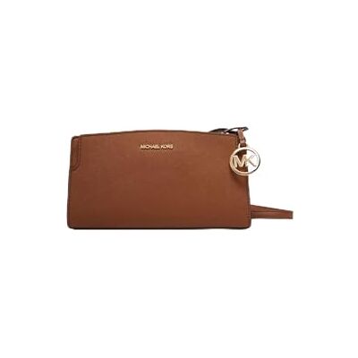 Michael Kors Kleine schoudertas Becca van saffiano-leer Michael Kors Kleine schoudertas Becca van saffiano-leer
